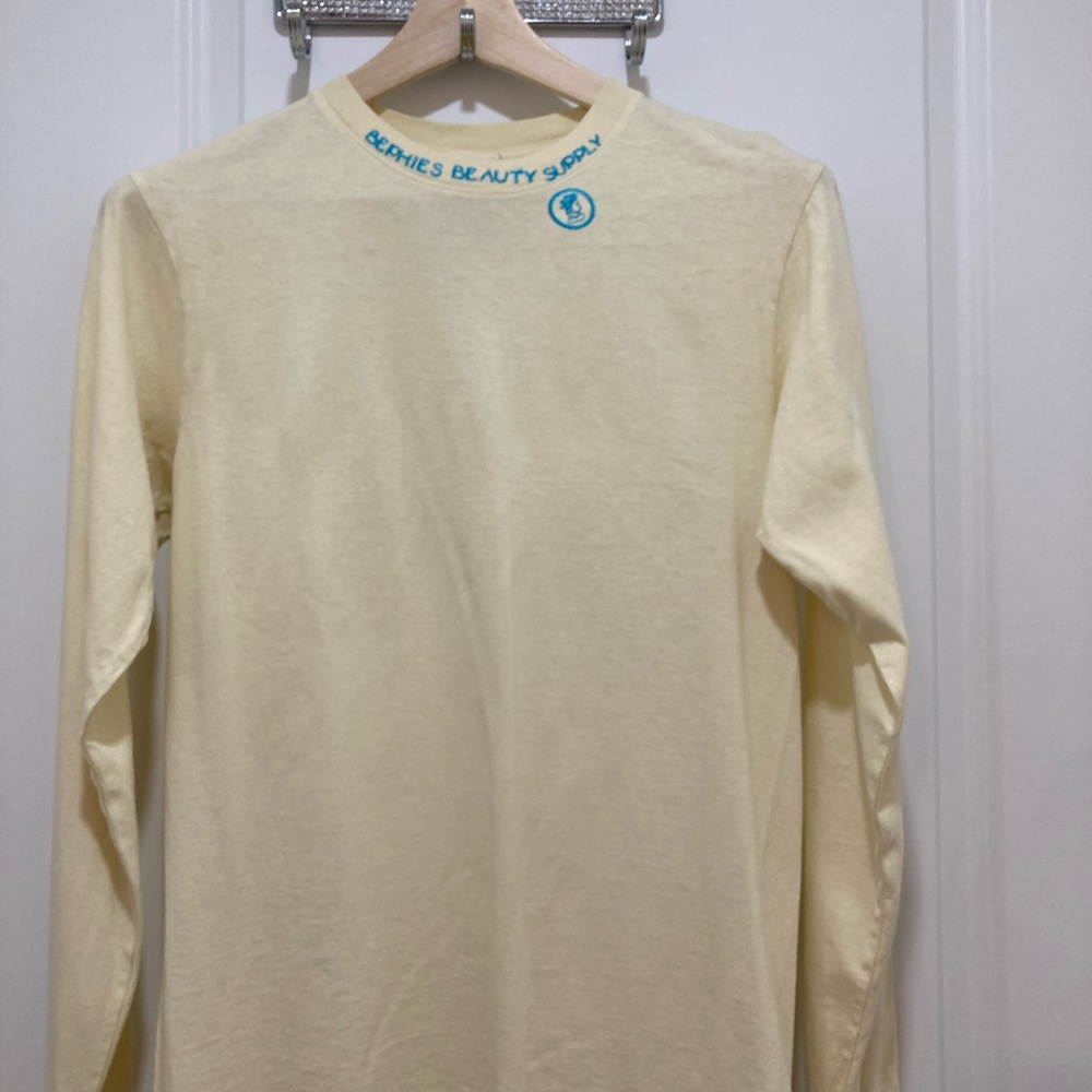 Cream Long Sleeve Tee